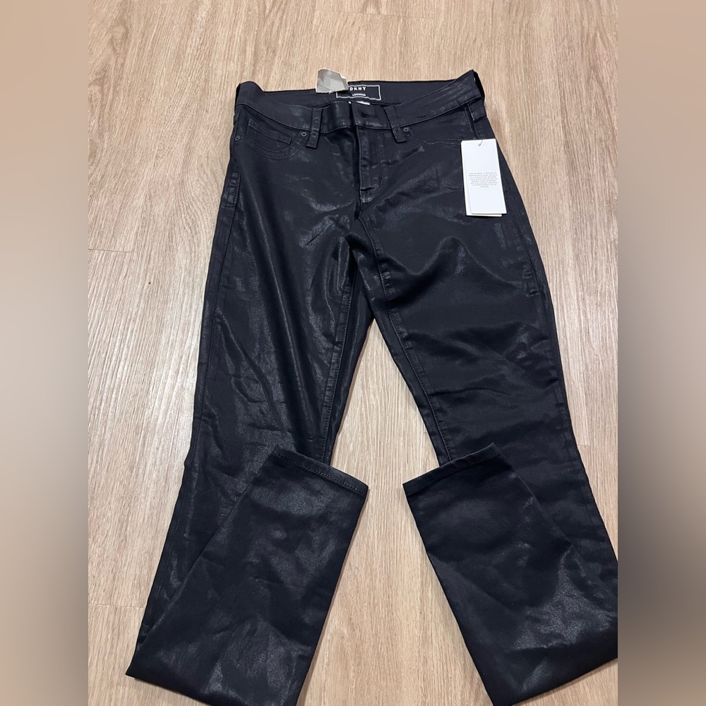 DKNY Black Coated Skinny Jean Legging - NWT